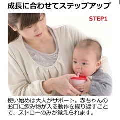 リッチェル　アクリア　コップでマグ　ストロータイプの画像