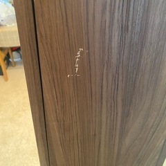 収納棚　鏡付きの画像