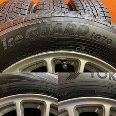 【YK iG70 205/60R16】スタッドレス【BS ECO FORME 16インチ 6.5J5HPCD114.3+54】21年製 バリ溝 ステップワゴン ヴォクシー等　(KTM469)の画像