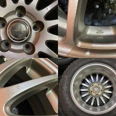 【YK iG70 205/60R16】スタッドレス【BS ECO FORME 16インチ 6.5J5HPCD114.3+54】21年製 バリ溝 ステップワゴン ヴォクシー等　(KTM469)の画像