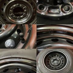 【BS BLIZZAK VL10 195/80R15 107/105N LT】スタッドレス【トヨタ ハイエース純正ホイール 15インチ 6J6HPCD139.7+35】2022 バリ溝(KTN465)の画像