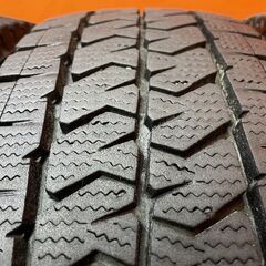 【BS BLIZZAK VL10 195/80R15 107/105N LT】スタッドレス【トヨタ ハイエース純正ホイール 15インチ 6J6HPCD139.7+35】2022 バリ溝(KTN465)の画像