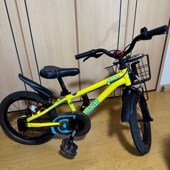 【お取引中】自転車　16インチ　イエロー　の画像