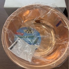 純銅　洗面器　未使用品の画像