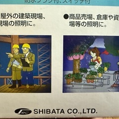 ハロゲン投光器　新品未使用の画像