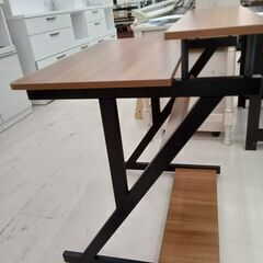 リユースのサカイ栃木店★ジモティ割あり★ Dripex(ドイツ製） PCデスク ブラウン×ブラック W70×D58×H78.5 クリーニング済み TC10269の画像