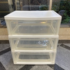 3段引出し収納ボックス✖️2個の画像