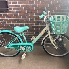 ジュニア自転車　ブリヂストン　エコパル　20インチ　グリーン　の画像