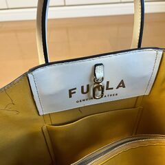 FURLA フルラ ミアステラ L 2wayバッグ アイボリー レザー A4サイズ対応｜トート＆ショルダー両用の画像