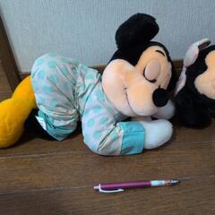 ミッキー・ミニーぬいぐるみの画像