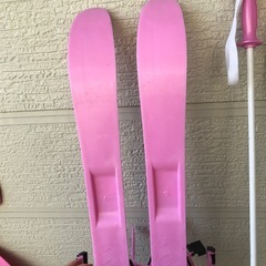 子供用スキー　　ストックセットの画像