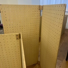レザー金具 有孔ボード２枚組x２+１枚の画像