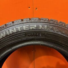 【走行短め】DUNLOP WINTER MAXX WM02 155/65R14 14インチ スタッドレス 1本 22年製 ピクシススペース N-BOX フレア スペーシア等 (KTH344) の画像