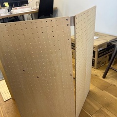 レザー金具 有孔ボード２枚組x２+１枚の画像