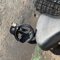 自転車　前カゴ　鍵　サドルの画像