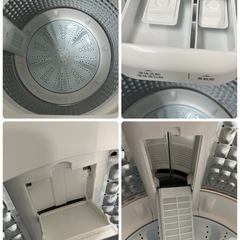 R433 ☀️ Haier 洗濯機 （洗濯5.5㎏) 22年製 JW-U55HK ⭐ 動作確認済 ⭐ クリーニング済の画像
