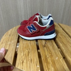 New Balance 313 ベビーシューズ レッドの画像