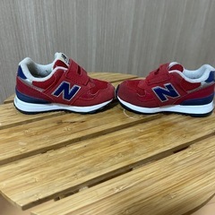New Balance 313 ベビーシューズ レッドの画像