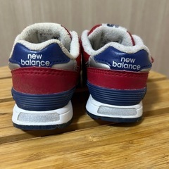 New Balance 313 ベビーシューズ レッドの画像
