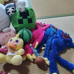 まとめて　ぬいぐるみの画像