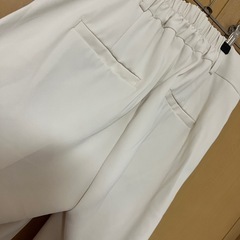ビシルエットテーパードパンツ mysty woman 111385 ホワイト 白の画像