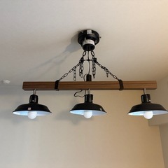 ニトリ　ペンダントライトLED電球付きの画像
