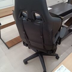 リユースのサカイ栃木店★ジモティ割あり★ HBADA ゲーミングチェア ブラック W67×D58×H123 クリーニング済み TC10270の画像