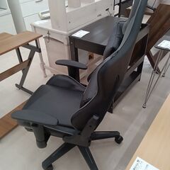 リユースのサカイ栃木店★ジモティ割あり★ HBADA ゲーミングチェア ブラック W67×D58×H123 クリーニング済み TC10270の画像