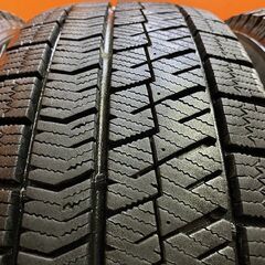 BS BRIDGESTONE BLIZZAK VRX2 195/65R15 15インチ 4本 21年製 バリ溝 プリウス セレナ カローラスポーツ アイシス ウィッシュ等　(KTM473) の画像