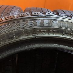 ZEETEX WP2000 215/45R17 17インチ スタッドレス 4本 23年製 バリ溝 プリウス レクサスCT トヨタ86 レガシィB4 BRZ等　(KTF326)の画像