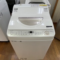 激安洗濯機!! 5.5kg 乾燥機能付き!! SHARP 2018年 ES-TX5B-N 電気洗濯乾燥機の画像