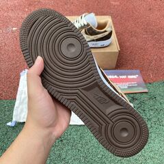 Louis Vuitton Nike Air Force 1 Low Monogram Brown Damier Azurの画像