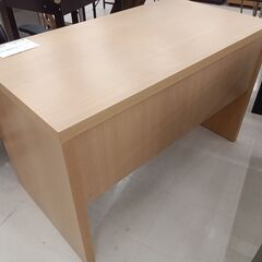 リユースのサカイ栃木店★ジモティ割あり★  デスク ライトブラウン W112×D60×H70 クリーニング済み TC10272の画像