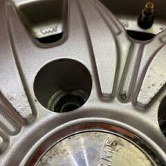 BS BRIDGESTONE ECO FORME 社外ホイール 15インチ 4本 6J5HPCD114.3+53 ヴォクシー ノア等　(VHC488)の画像