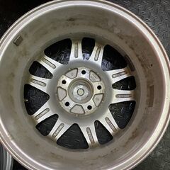 BS BRIDGESTONE ECO FORME 社外ホイール 15インチ 4本 6J5HPCD114.3+53 ヴォクシー ノア等　(VHC488)の画像