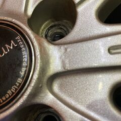 BS BRIDGESTONE BALMINUM 社外ホイール 14インチ 4本 5.5J4HPCD100+39 ルーミー トール パッソ等　(VHF526)の画像