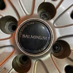 BS BRIDGESTONE BALMINUM 社外ホイール 14インチ 4本 5.5J4HPCD100+39 ルーミー トール パッソ等　(VHF526)の画像