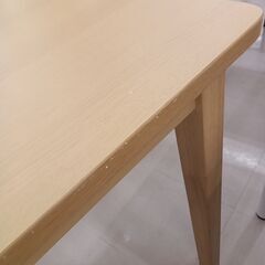 リユースのサカイ栃木店★ジモティ割あり★ NITORI テーブル ベージュ W78×D60×H70 クリーニング済み TC10273の画像