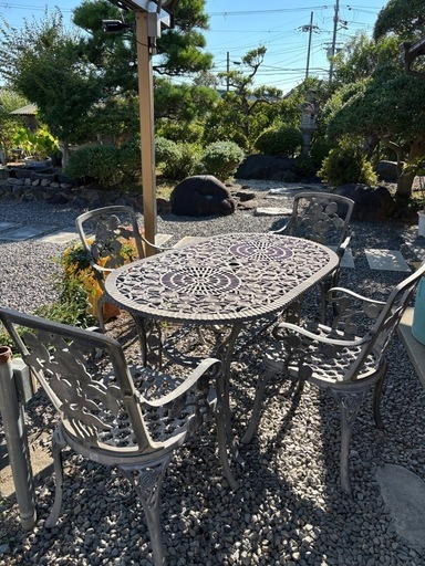 【成立】ガーデン　テーブルセット