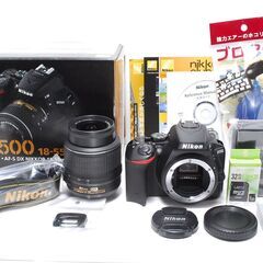 極美品 タッチ操作で快適撮影！Nikon D5500 保護シート貼り付け済の画像