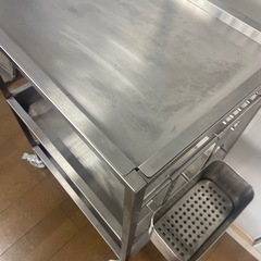 ikea KUNGSFORS
 クングスフォルス キッチンワゴン, ステンレススチール, の画像