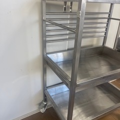 ikea KUNGSFORS
 クングスフォルス キッチンワゴン, ステンレススチール, の画像