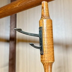 木製 折りたたみ衣桁 和家具 ハンガーラック 昭和レトロ 衣紋掛けの画像