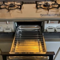 【お譲り先決まりました9/6】リンナイ　グリル付きガステーブルの画像