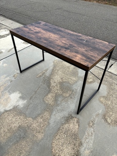 ニトリデスクNステイン120BRミドルブラウン120×55cm ニトリ 幅120cm デスク(N ステイン 120 BR) パソコンデスク PC
