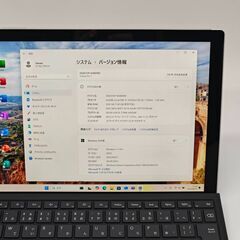 極美品 バッテリー◎ 12.5 マイクロソフト 2in1 タブレットPC Surface Pro 7 1866 Core i5-1035G4 windows11 pro 8GB SSD256GB  カメラあり オフィス (C060)の画像