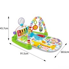 フィッシャープライス(fisher price) あんよでキック! 4WAYバイリンガル・ピアノジム 【0カ月~】【知育・英語・外国語】【布おもちゃ】【スマートステージ】FWT10 の画像