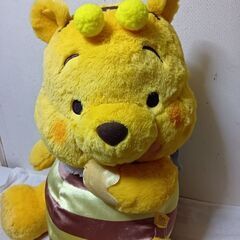 くまのプーさん　まんぷくはちみつ超超BIGぬいぐるみの画像