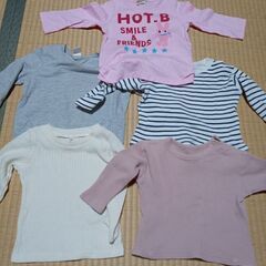 ベビー服　長袖シャツの画像