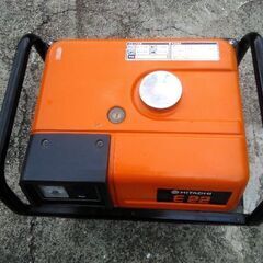 発電機　エンジン式　日立  E 22　実働の画像